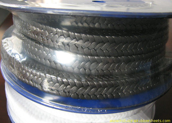 Teflon Hitam PTFE Packing Untuk Material Sealing / Graphite Gland Packing Rope