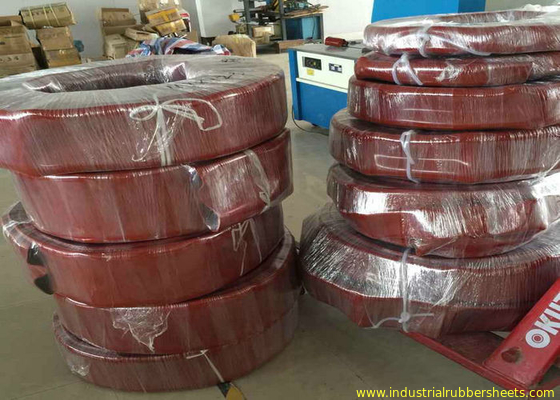 Industri Roller Silicone Tube Extrusion OD 50 - 500mm / Silicone Pipe