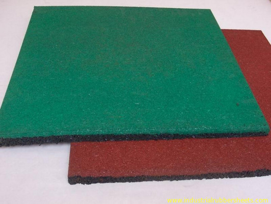 Kayu Butir Karet Karet Industri Rubber Felt Floor Spill Mat, 10-50mm Thickness