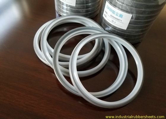 White PU atau Black NBR Silicone Rubber Washers Size Customized